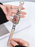 Load image into Gallery viewer, Woven Chain Block Colour Watch Strap
